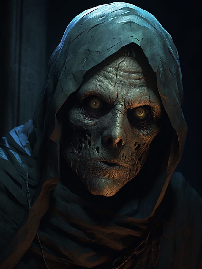 do horror character art and horror character