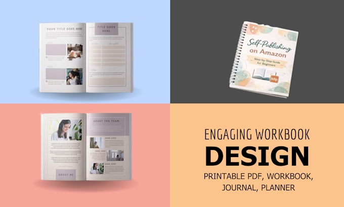 design engaging educational workbook and interactive pdfs