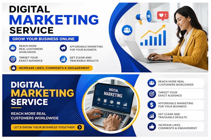create modern social media post designs