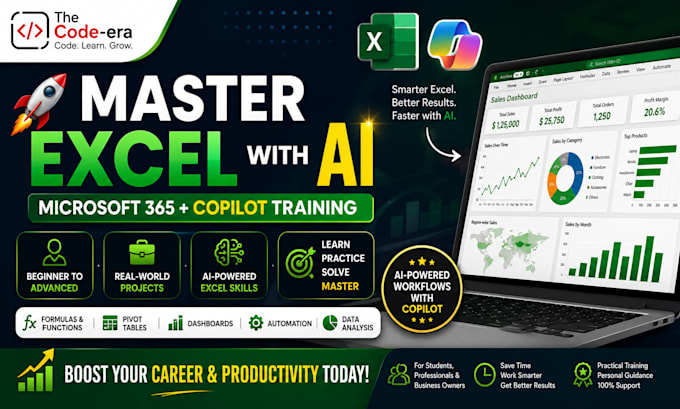 help you master ai powered microsoft excel for work and business