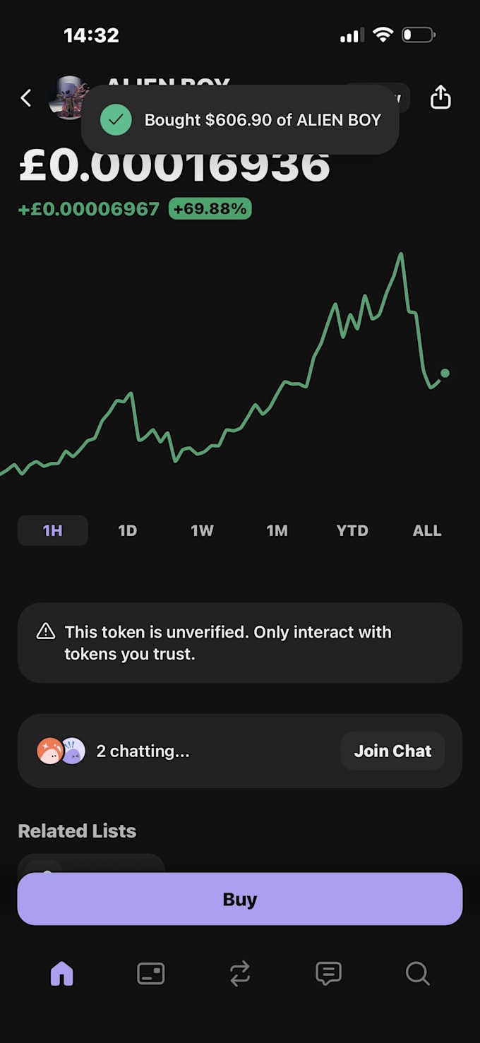 do a memecoin bot through my discord server providing high earning signals