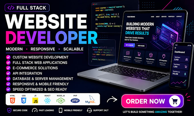 do website development build custom website design software developer