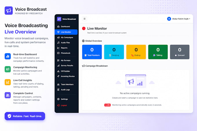build a cloud pbx and voice broadcast saas in laravel