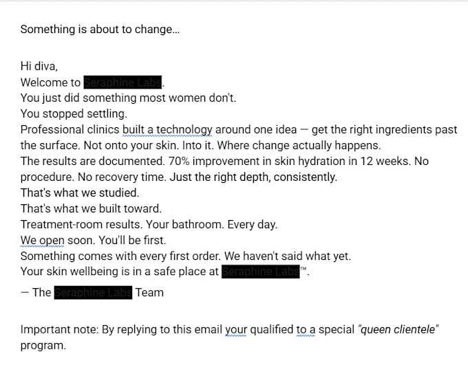 perform copywriting for high conversion sales emails