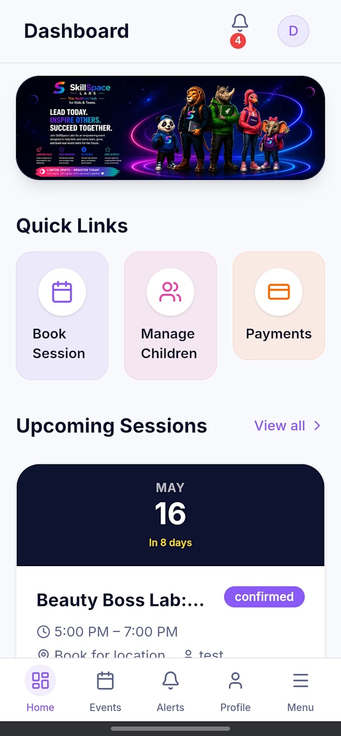 create web and mobile app