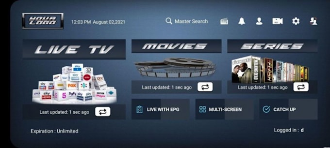 fully rebrand your iptv apk  with logo name and customization