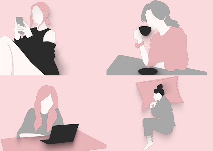 modern UI vector illustrations for apps and websites