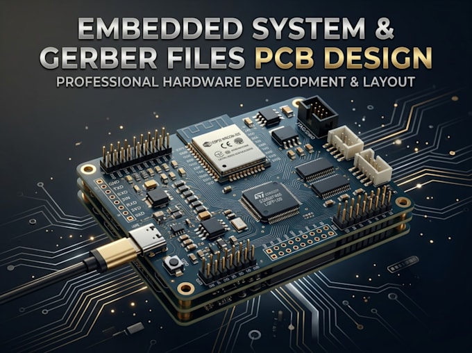 designesp32 stm32 arduino pcb iot hardware schematic embedded system gerber