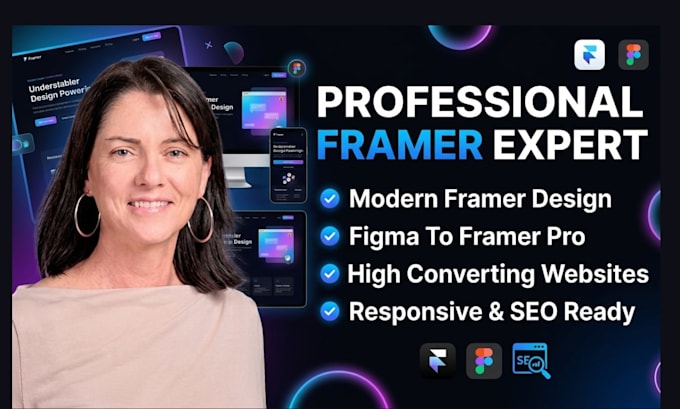 fix framer website development framer landing page design redesign webflow site
