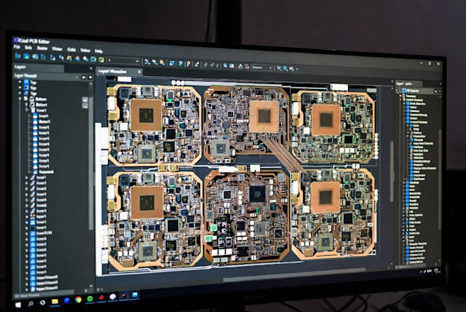 pcb schematic layout design, rigid flexible, multilayer iot robot gerber, jlcpcb