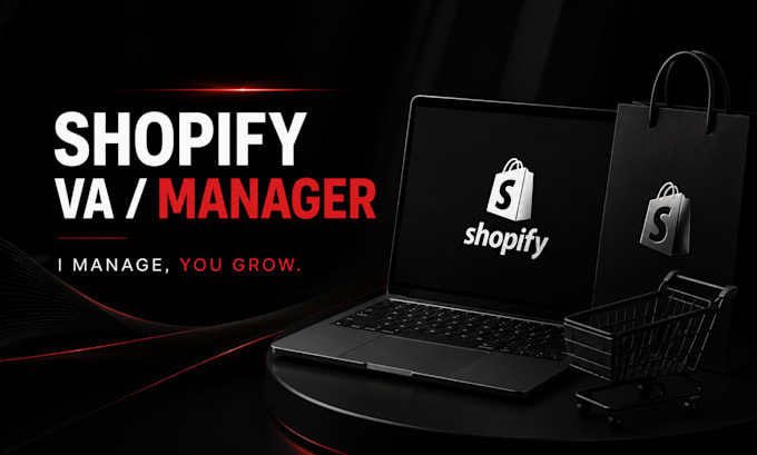 be your expert shopify store manager and virtual assistant