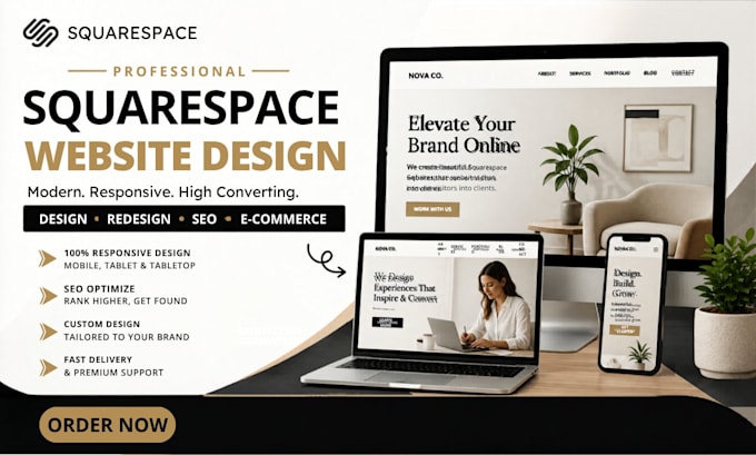 design squarespace website redesign squarespace website seo landing page design