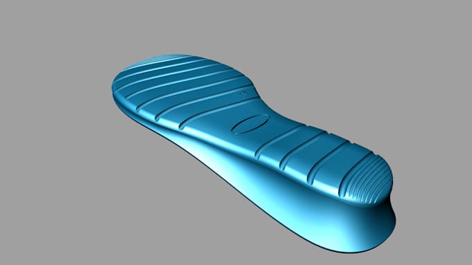 create realistic shoe outsole 3d modeling and rendering