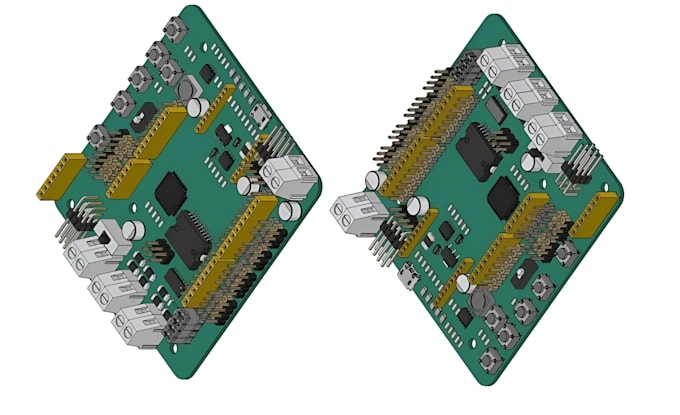 design pcb layout, circuit schematic and production ready files