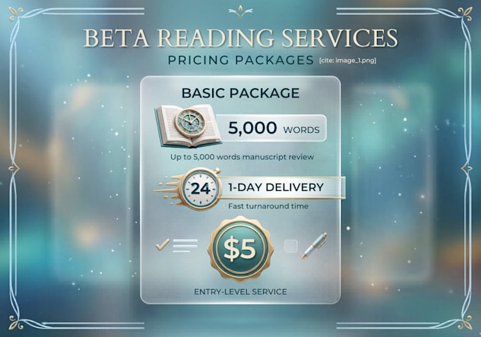 a service of beta reading