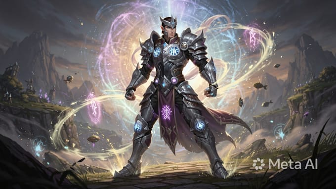 design professionally your fanatsy character for you