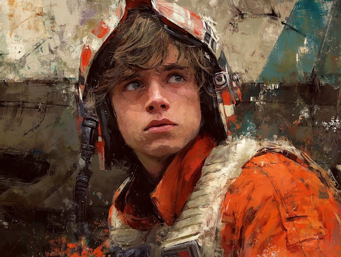 create a stunning digital artwork for your sci fi character