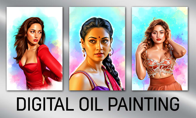 Create realistic digital oil paintings from your photos by Sujith2793 ...