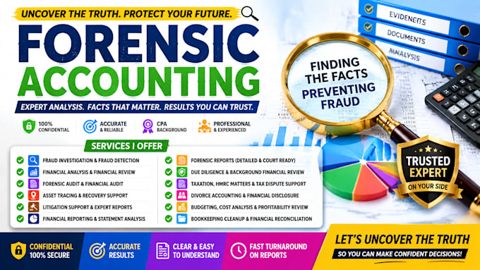 provide forensic accounting, fraud detection, and financial analysis