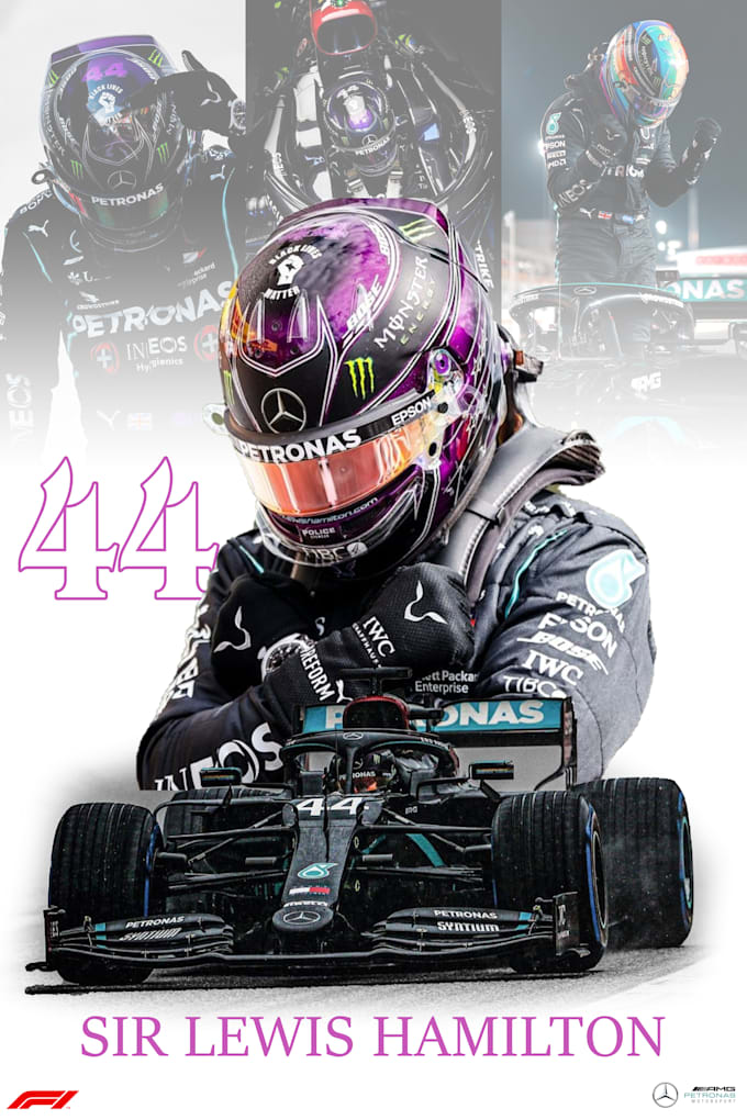 create unique formula 1 artwork and posters
