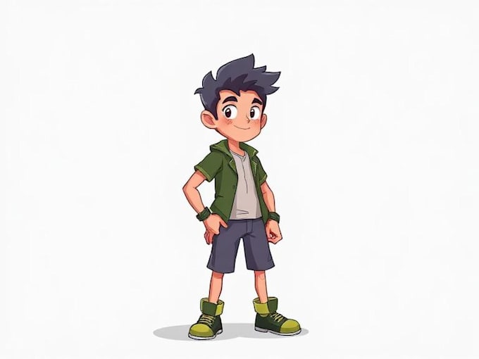 do custom cartoon illustration or character
