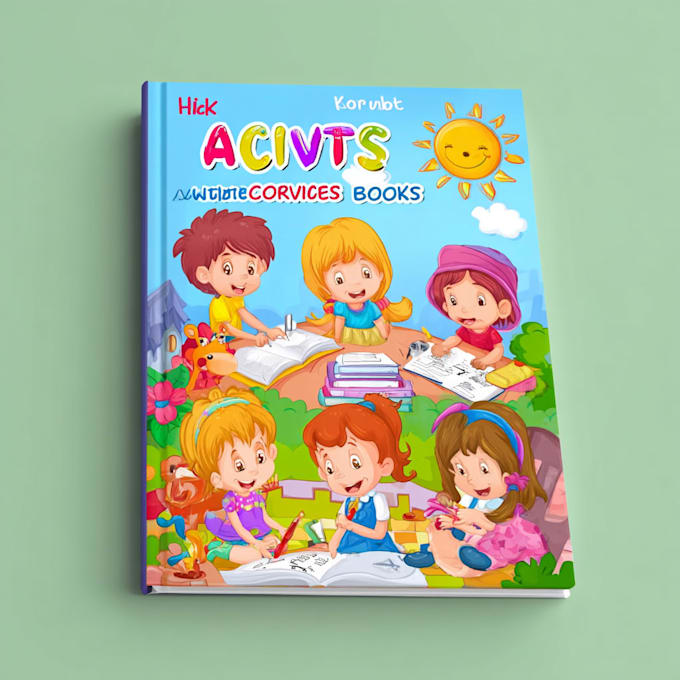 draw creative children book illustrations and story scenes