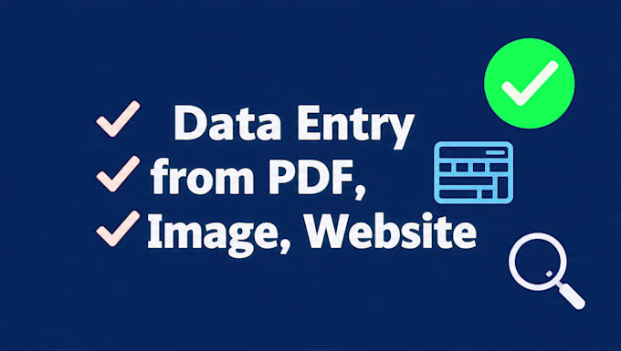 do fast and accurate excel data entry for 5 USD