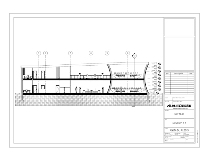 draw professional floor plans and elevations in revit and autocad