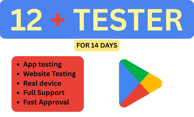 provide closed testing 12  20 testers mobile app testing 12 testers