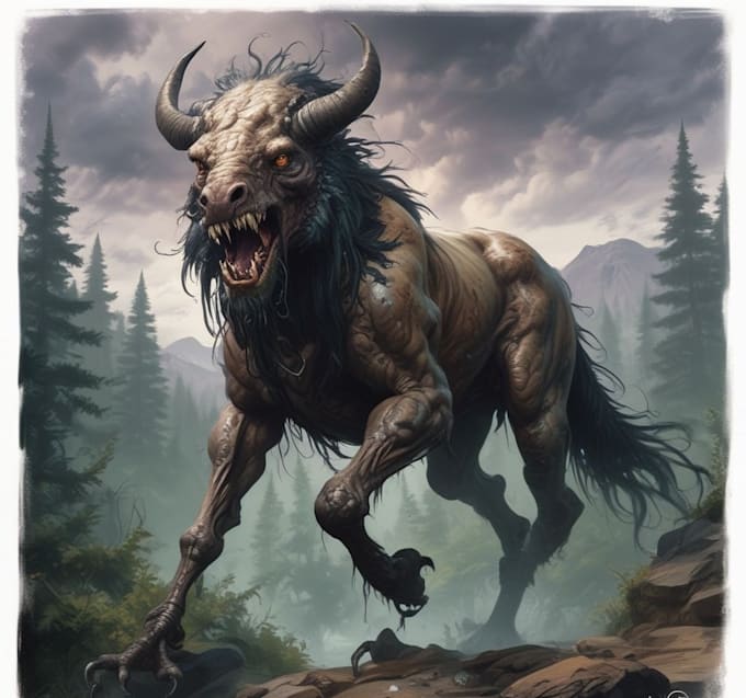 fantasy horror and fantasy horror character