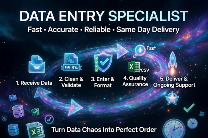 be your professional data entry specialist