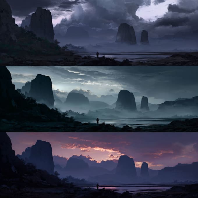 create illustrations and environments for your project