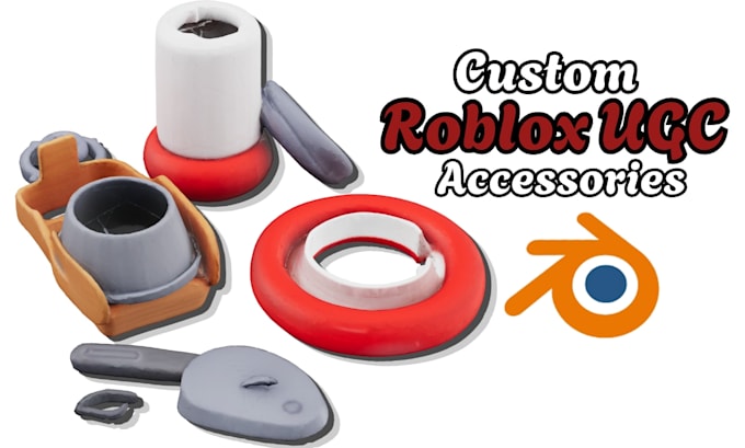 create custom roblox ugc accessories, roblox hair and 3d models
