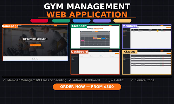 develop a full stack web application