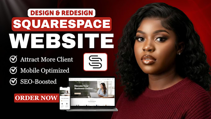 do squarespace website design saquarespace website redesign landing page design