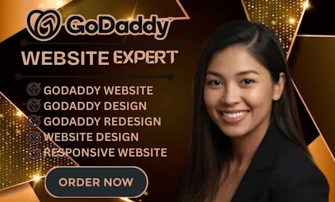 design godaddy website or redesign godaddy website design