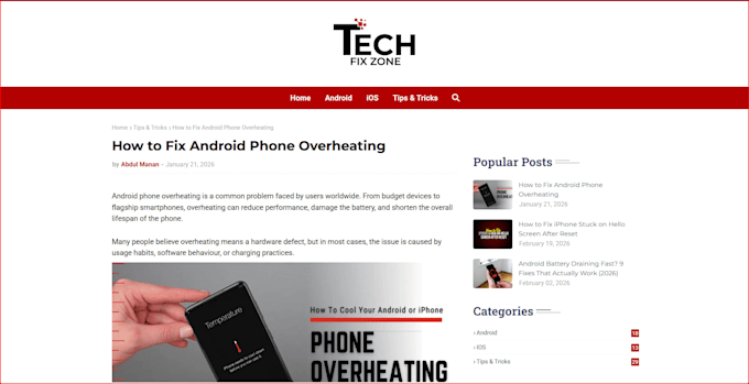 write SEO optimized tech articles for your website