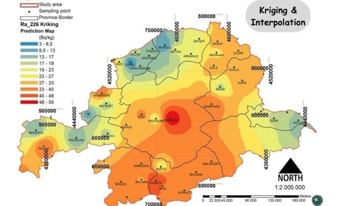 climate and hydrological data analysis with gis mapping