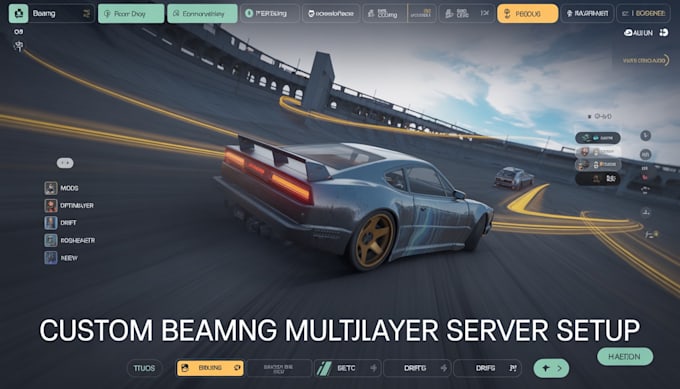 create custom beamng drive multiplayer servers with full setup