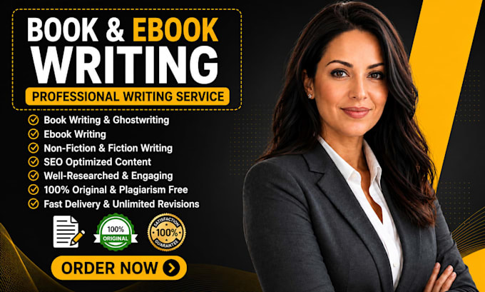 do professional book writing, ghostwriting, ghost writer, amazon ebook writer