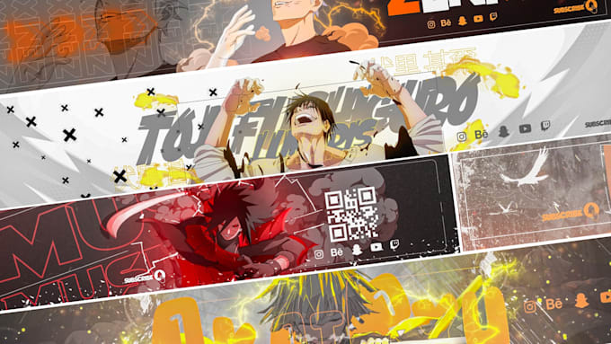 anime style youtube banner