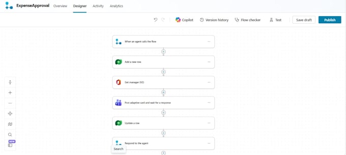 build buisness solution using power app and power automate