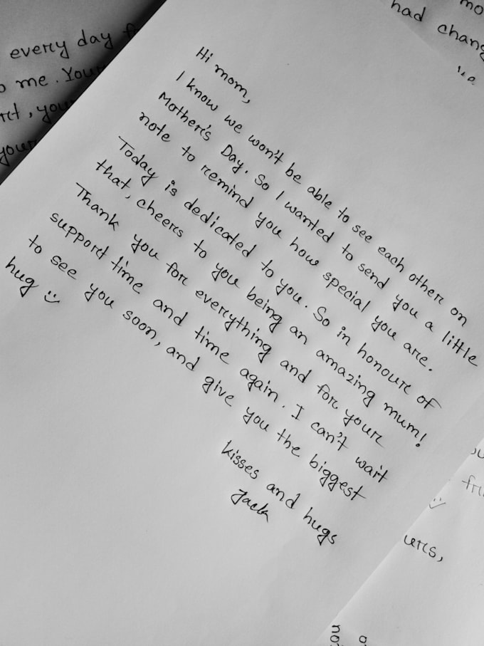provide beautiful and neat handwriting