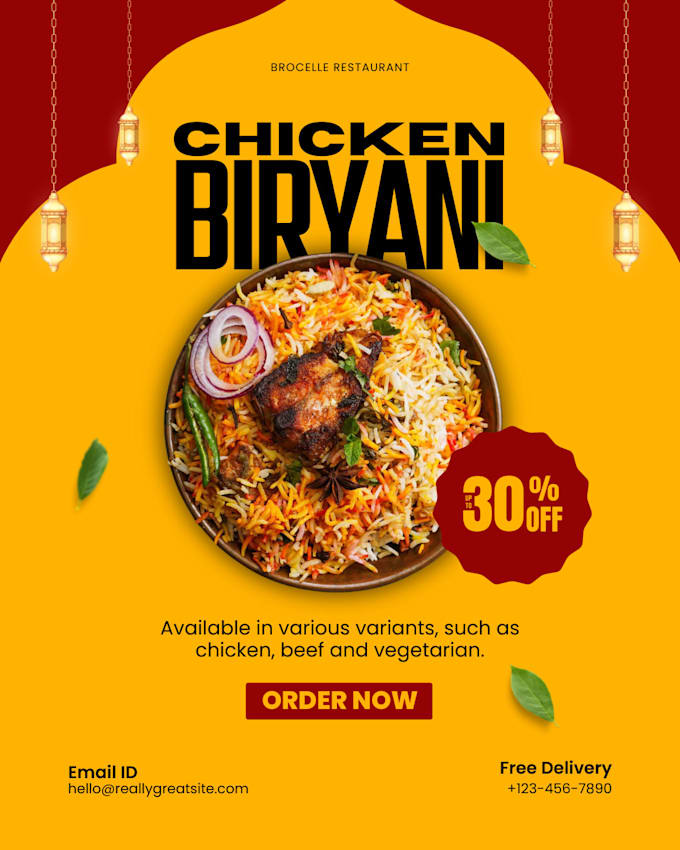 design instagram posts for your restaurant or food business