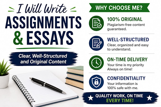 write assignments and essays