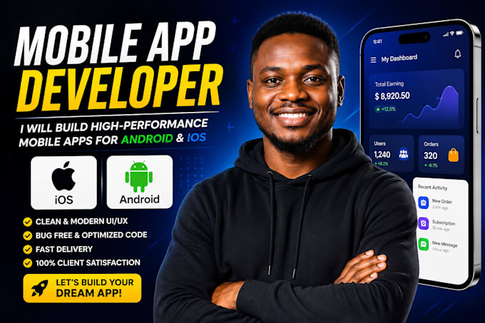 be mobile app developer, android app IOS app development