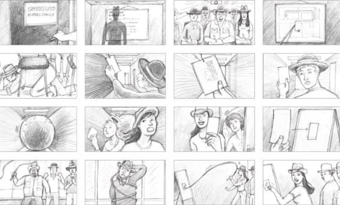 Storyboard Random Design detailed storyboard animated and shot sequence for your project ...