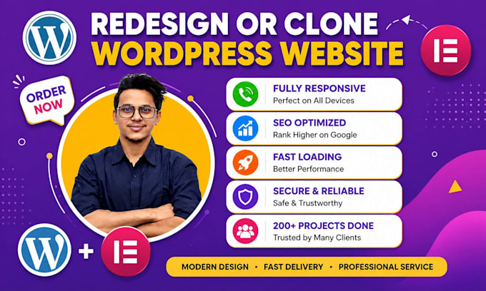 copy, clone, redesign, duplicate website using elementor pro