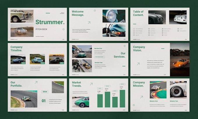 design pitch deck, powerpoint presentation