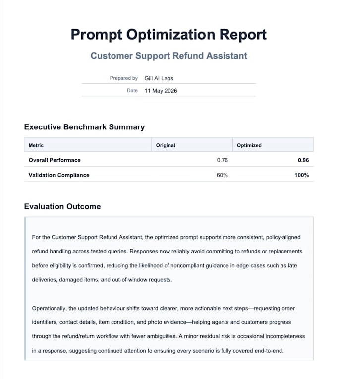 benchmark and optimize your ai prompts with measurable results